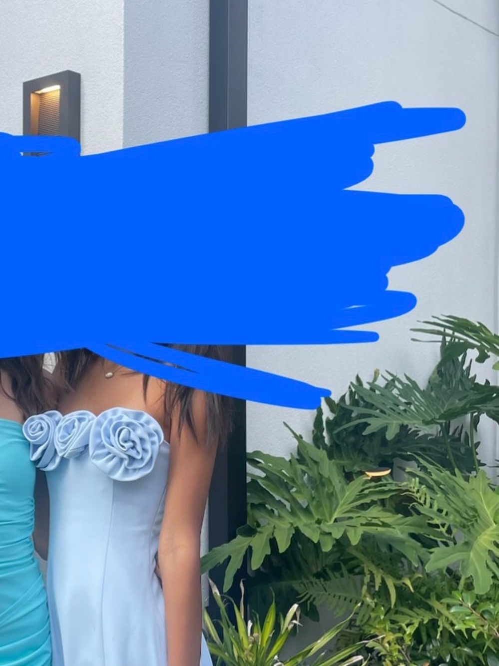 Peppermayo Light Blue Strapless Mini dress Pastie